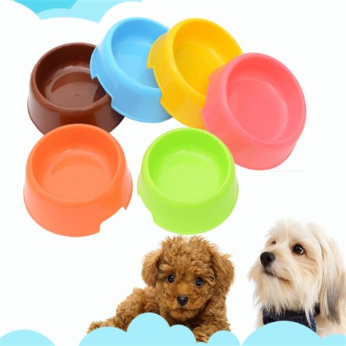 קערת אוכל או מים מפלסטיק לכלב, מגיע בשלל צבעים רק ב- 27 ש