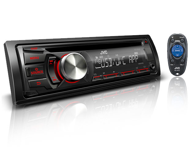   רדיו דיסק לרכב מבית JVC KD-R446 חדש חדש USB AUX יציאה למגב...